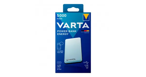 Power bank energy 5.000 mah 100/240 v 74 x 11 x 138 mm Mejor Calidad