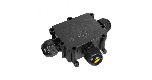 Caja de empalmes aerea para exterior estanca con 3 prensaestopas ip68 para exterior 9,3x7,3x3,8cm black series solera (retractilado) bk-3pt Ordenar Ahora Mismo