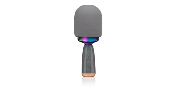 Micrófono karaoke con altavoz, 5 w; 7,5 x 7,5 x 22 cm Envío Exprés