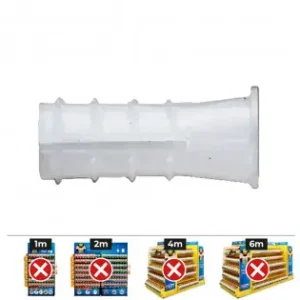 A Buen Precio Taco de plástico tipo b ø 8 mm, caja 500 uds
