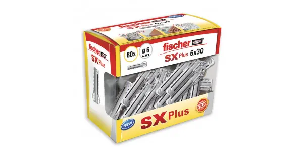 Taco sx plus ø6 x 30 mm, caja 80 uds Precio De Oferta