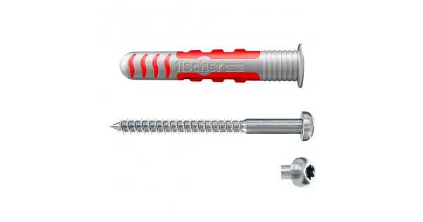 Tacos estanco ø8 x 48 mm + tornillos duoseal ø6 x 70 mm, pack 25 uds Rebajas