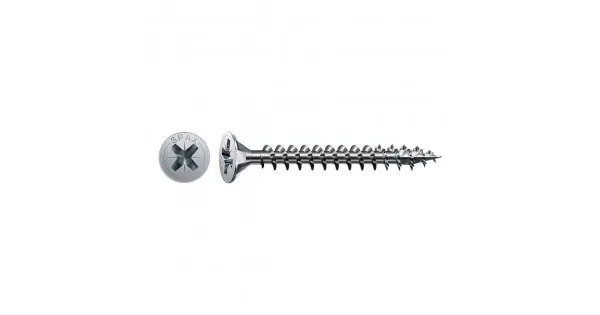 Garantía Incluida Caja 30 unid. tornillo madera cabeza plana wirox 4,5x50mm spax