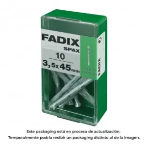 A Buen Precio Caja s 10 unid. clavo cp estriado acero 3,5x45mm fadix