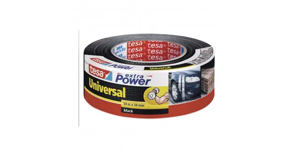 Exclusivo Cinta americana extra power universal negra 50 mm x 50 m