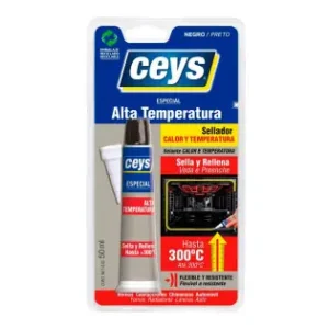 Adhesivo especial alta temperatura, negro, 50 ml Envío Exprés