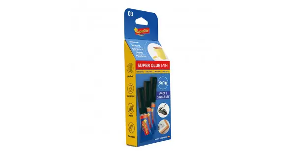 Nuevo Modelo Adhesivo instantaneo blister 3 x 1 g