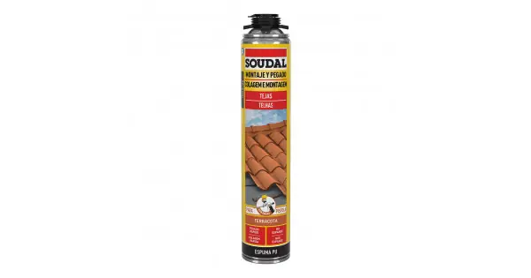Espuma para teja, pistola, terracota, 750 ml Precio Económico