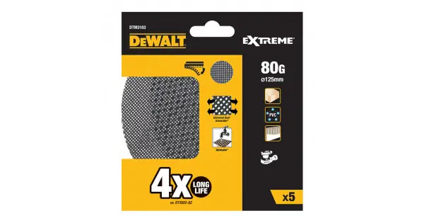 Lijas de malla para lijadoras orbitales ø125 mm, grano 80, pack de 5 uds Comprar En Línea
