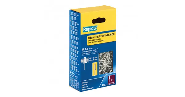 Alta Calidad Caja 500 remaches ø3.2x8mm - alto rendimiento 5001431 rapid