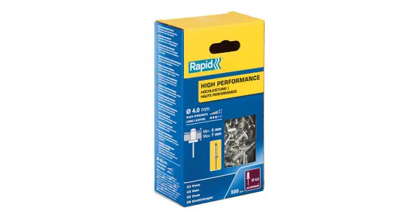 Caja 500 remaches ø4x10mm - alto rendimiento 5001433 rapid Oferta De Temporada
