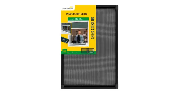 Mosquitera con marco extensible para ventanas y persianas antracita 50 x 75-142 cm Precio Rebajado