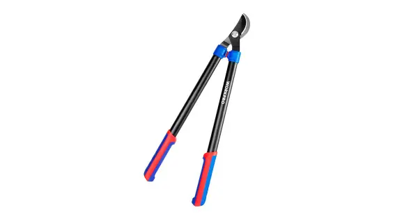 Tijeras poda dos manos bypass, ahorro esfuerzo, capacidad máxima corte ø44 mm, 71 cm Lujoso