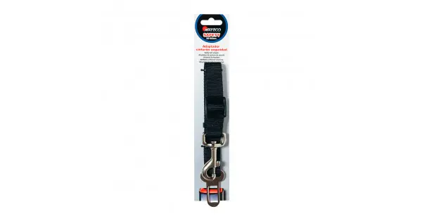 Adaptador-cinturon seguridad 20 mm negro Últimas Unidades