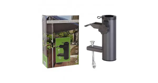 Mejor Precio Soporte para sombrilla balcón, antracita, largo de 15.5 cm x ø 5.4 cm