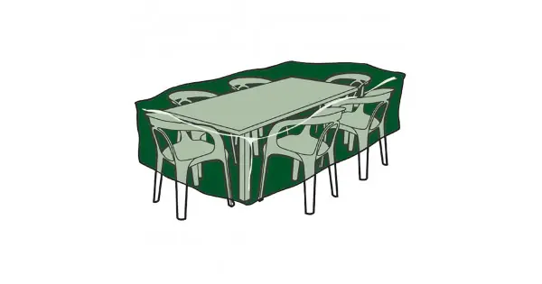 Novedad Funda de protección. cubre mesa y sillas 225x143x90cm 100g/m²