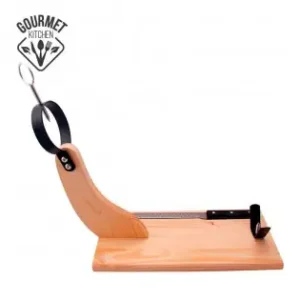 A Buen Precio Jamonero premium madera de pino con cuchillo incluido