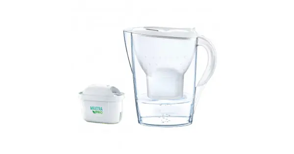 Jarra filtrante marella blanca 2 filtros maxtra pro 2,4l 1051130 brita Promoción