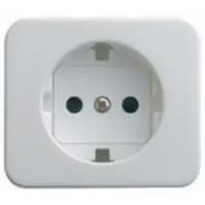 TAPA BASE ENCHUFE 2P+TT BLANCO SERIE 75 Certificado