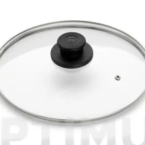 Directo De Fábrica TAPA VIDRIO C/VALVULA Y ARO INOX 24 CM
