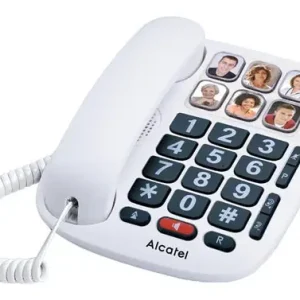 TELEFONO FIJO TECLAS GRANDES MEMO DR BLANCO Precio Rebajado
