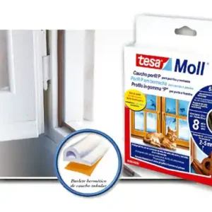 Liquidación TESAMOLL CAUCHO PERFIL P 6M X 9MM BLANCO