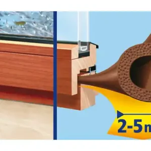 Garantía Incluida TESAMOLL CAUCHO PERFIL P 25M X 9MM MARRON