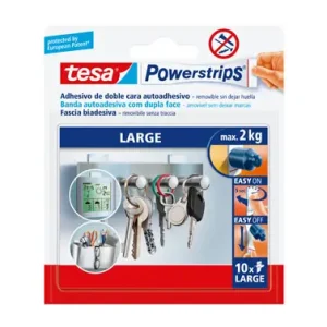 TIRA POWERSTRIPS GRANDE BLANCA BLISTER 10 UNIDADES Precio De Oferta