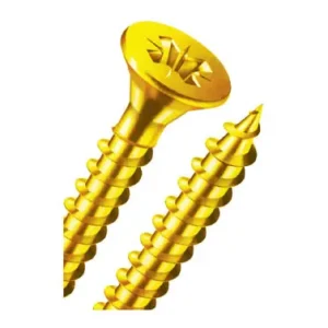 TIRAFONDO BICROMATADO CABEZA PLANA POZIDRIVE 2,5X12 MM Ordenar Ahora Mismo