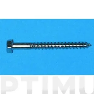 Máxima Calidad TIRAFONDO CABEZA HEXAGONAL ZINCADO (4 UN) 6X30 MM DIN-571