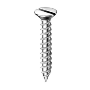 TIRAFONDO CABEZA PLANA LATONADO 2.5 X25 MM Moderno