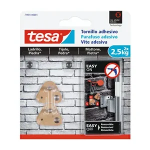 Súper Precio TORNILLO ADHESIVO SMS TRIANGULO LADRILLO/PIEDRA 2,5 KG BLISTER 2 UNIDADES