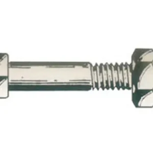Directo De Fábrica TORNILLO DIN 603 ZIN 4,6 +TUERCA 5X 40