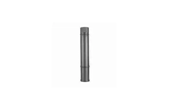 TUBO EXTENSIBLE PARED SIMPLE PINTADO PELLET GRAFIT Ø80 X 350MM-560MM Profesional