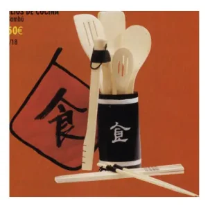 Novedad UTENSILIOS COCINA EN BOTE BAMBOO
