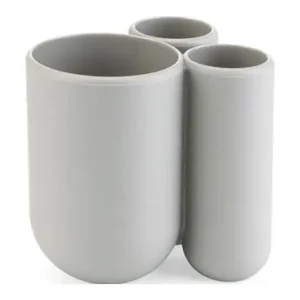 VASO CEPILLOS TOUCH GRIS Certificado