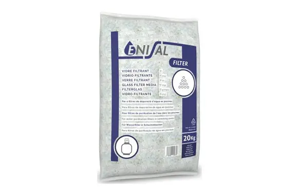 Tendencia VIDRIO FILTRANTE ENISAL FINO SACO 20KG