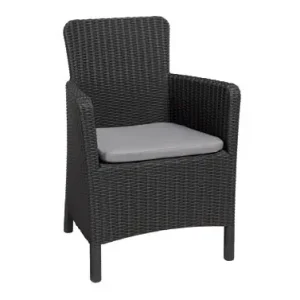 SILLON RATAN RESINA TRENTON ANTRACITA Última Oportunidad