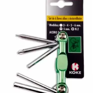 JUEGO 6 MINI LLAVES ALLEN LLBLI056 Marca Reconocida