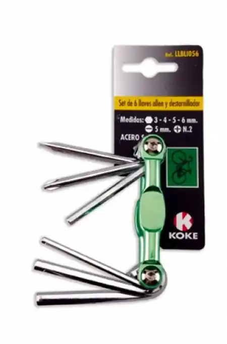 JUEGO 6 MINI LLAVES ALLEN LLBLI056 Marca Reconocida