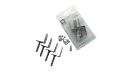 Devolución Gratuita BLISTER 4 ESCUADRAS + 8 TORNILLOS COD:452101