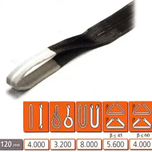 ESLINGA PES DB 120MM 4T Últimas Unidades