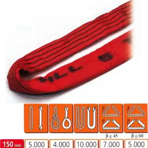 Artesanal ESLINGA TUBULAR 5T
