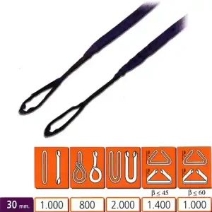 Devolución Gratuita ESLINGA TUBULAR 30MM 1T CON GAZAS