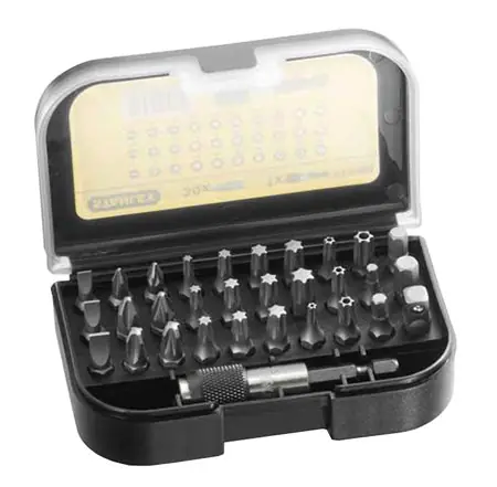 Compra Ahora ESTUCHE DE 31 PIEZAS DESTORNILLADOR 1-13-903