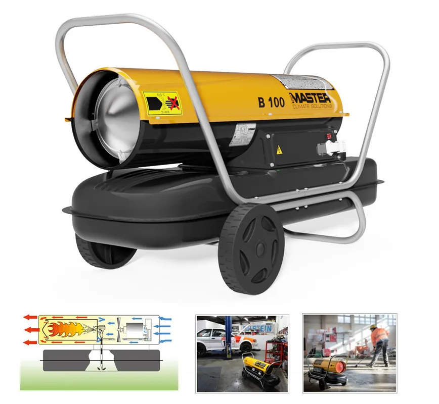 Oferta De Temporada CAÑON DE CALOR GASOIL MASTER B100 COMBUSTION DIRECTA 4010.813