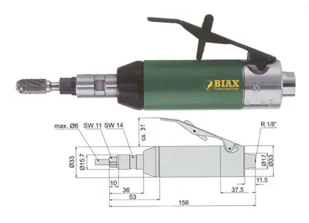 AMOLADORA RECTA NEUMATICA SVKH 630 Precio Bajo