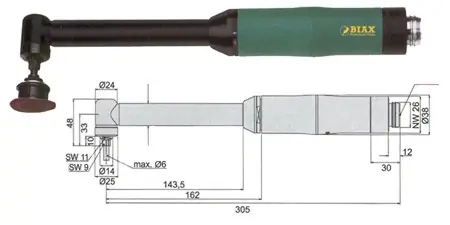 AMOLADORA BIAX WRD 6-20/2 ZL90 Y WRH 6-20/2 ZL90 Precio Reducido