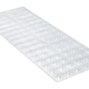 ALFOMBRA BAÑO ANTIDESLIZANTE CON VENTOSAS BCN36X97 TRANSLUCIDO Novedad