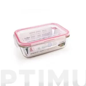 CONTENEDOR VIDRIO RECTANGULAR1200 ML Precio Económico